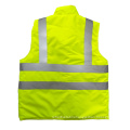 Cotton wadded reflective safety vest for winter